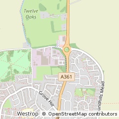 Map of Highworth, Wiltshire