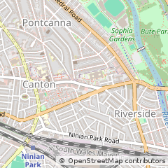 Map of Cardiff