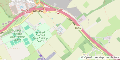 Map of ST Albans, Hertfordshire