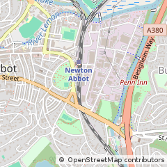 Map of Newton Abbot, Devon
