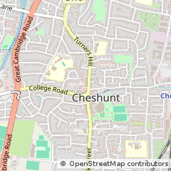 Map of Waltham Cross, Hertfordshire