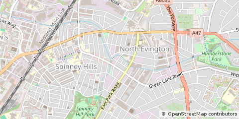 Map of Leicester