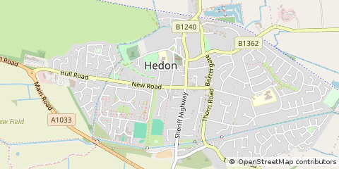 Map of Hull, East Yorkshire