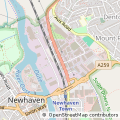 Map of Newhaven