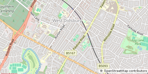 Map of Manchester