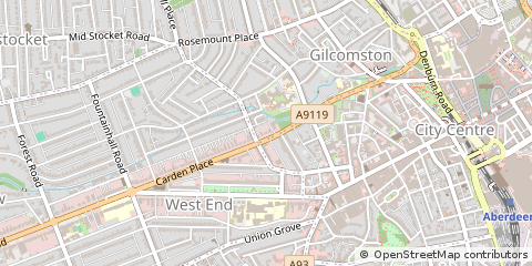 Map of Aberdeen