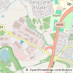 Map of Houghton LE Spring, Tyne & Wear