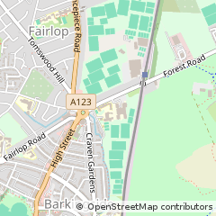Map of Ilford