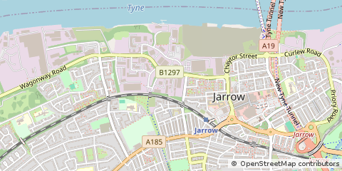 Map of Jarrow