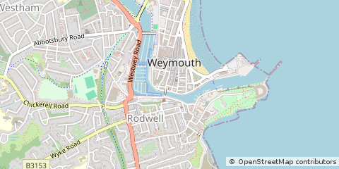 Map of Weymouth