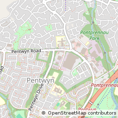 Map of Cardiff