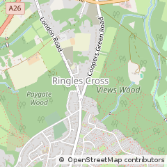 Map of Uckfield, East Sussex