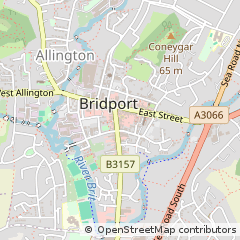 Map of Bridport, Dorset