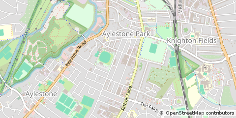 Map of Leicester