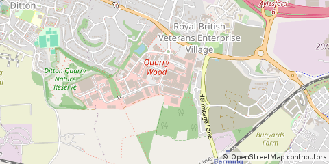 Map of OFF Mills Road, London Road, Aylesford, Maidstone