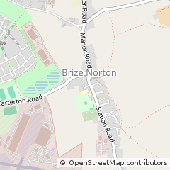 Map of Carterton, Oxfordshire