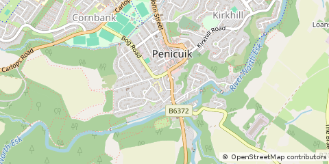 Map of Penicuik