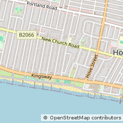 Map of Hove, East Sussex
