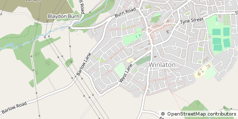 Map of Blaydon-on-Tyne