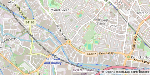 Map of West Bromwich, West Midlands