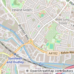 Map of West Bromwich, West Midlands