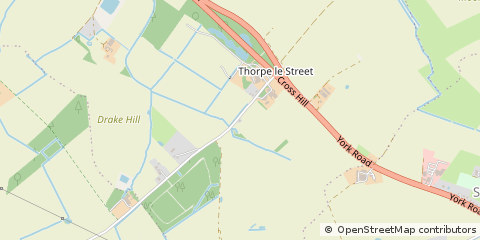 Map of York, East Yorkshire