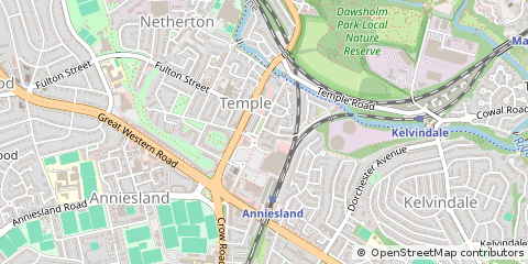 Map of Glasgow, Lanarkshire