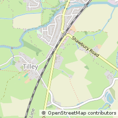 Map of Shrewsbury, Shropshire