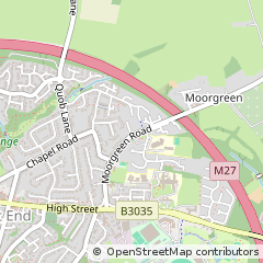Map of Southampton, Hampshire
