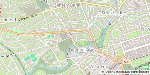 Map of Edinburgh, Midlothian