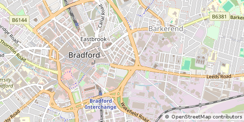 Map of Bradford