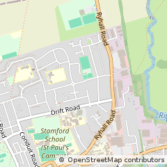 Map of Stamford, Lincolnshire