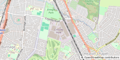 Map of Stockport