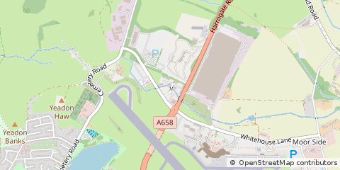 Map of Leeds, West Yorkshire