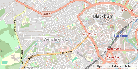 Map of Blackburn