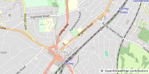 Map of Surrey