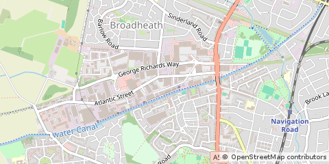 Map of Altrincham
