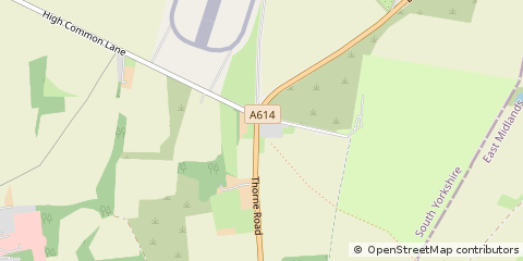 Map of Doncaster, South Yorkshire