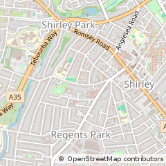 Map of Southampton, Hampshire