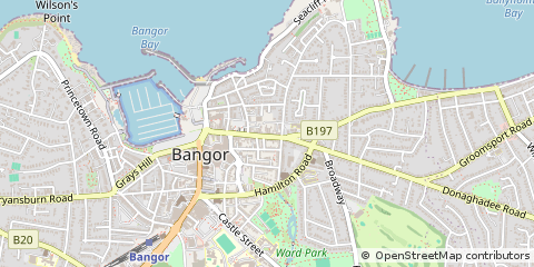 Map of Bangor
