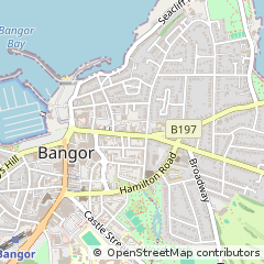 Map of Bangor