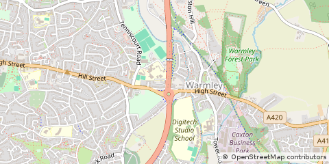 Map of Bristol
