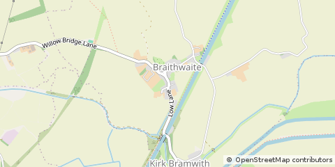 Map of Doncaster, South Yorkshire