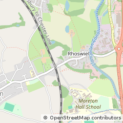 Map of Oswestry, Shropshire