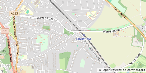 Map of Orpington