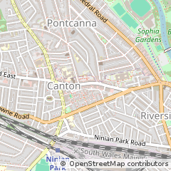 Map of Cardiff
