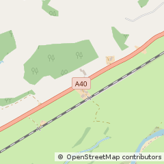 Map of Llandovery, Carmarthenshire
