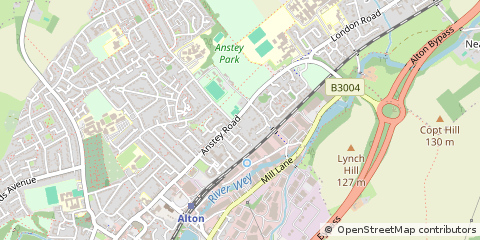 Map of Alton, Hampshire