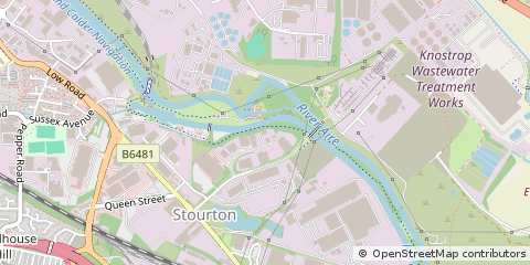 Map of Leeds, West Yorkshire