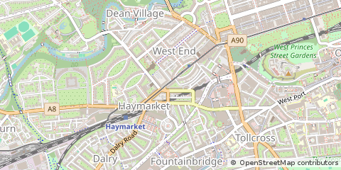 Map of Edinburgh